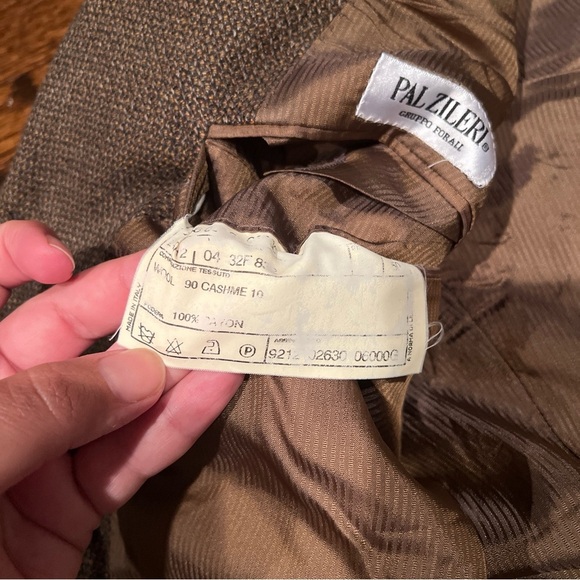 Pal Zileri Wool Cashmere Blend Sport Twead Coat Size 50 (40 US) - Picture 7 of 7